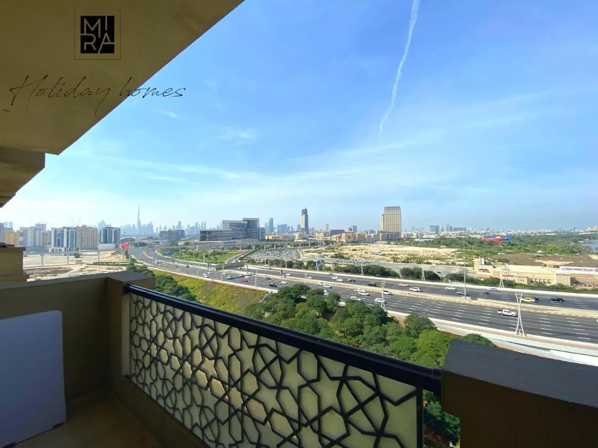 Lägenhet Mira Holiday Homes - Serviced 1 Bedroom With Creek View Dubai